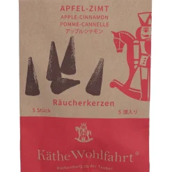 Zubehör & Ersatzteile-Räucherkerzen Apfel-Zimt-Duft, groß