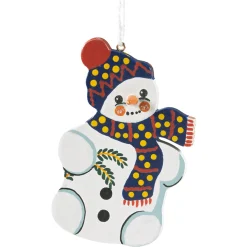 Käthes Original Christbaumschmuck Holz-Schneemann