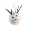 Baumschmuck Aus Filz-Schneemann als Rentier aus Filz