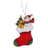 Hängedeko-Schneemann im Strumpf