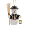 Käthes Original Christbaumschmuck Holz-Schneemann mit Laterne