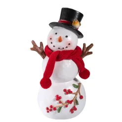 Standfiguren-Schneemann mit Zylinder