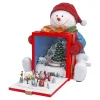 Spieluhr Weihnachten-Schneemanns Winterwelt, Musikdose