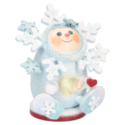 Käthes Original Räuchermänner|Weihnachtsdeko Holz-Schneestern, Duftl