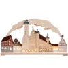 RATAGS Holzdesign Rothenburg Motive|Schwibbogen Weihnachten-Schwibbogen "Rothenburg ob der Tauber" 230V