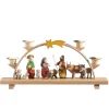 Käthes Original Weihnachtsdeko Holz|Schwibbogen Weihnachten-Schwibbogen "Weihnachtsabend"