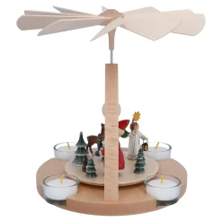 Weihnachtspyramiden-Teelicht-Pyramide 