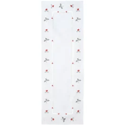 Sandner Tischdeko-Tischläufer "Christrose weiß" 40x115cm