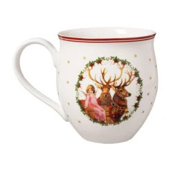 Villeroy & Boch Tischdeko-Toy's Delight Tasse mit Weihnachtsmann und Engel