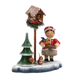Käthes Original Käthes Original Figuren|Weihnachtsdeko Holz-Vogelfütterung