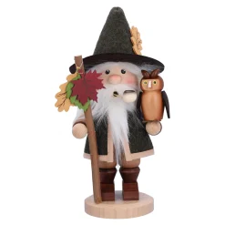 Christian ULBRICHT Räuchermänner-Waldmann mit Eule, Räuchermännchen