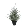 Künstliche Weihnachtsbäume-Weihnachtsbaum im Topf, beschneit, 75 cm