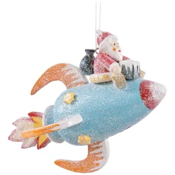 Käthes Original Christbaumschmuck Holz-Weihnachtsgrüße zum Mars