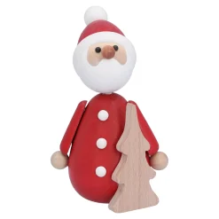 Käthes Original Käthes Original Figuren|Standfiguren-Weihnachtsmann mit Bäumchen