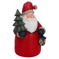 Standfiguren-Weihnachtsmann mit Laterne, Standfigur