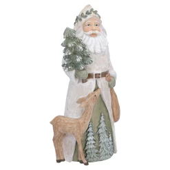 Standfiguren-Weihnachtsmann mit Rehkitz