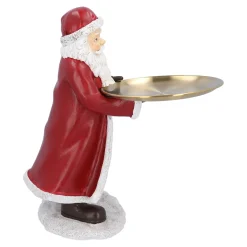 Standfiguren-Weihnachtsmann mit Teller