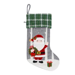 Hängedeko|Wohndeko-Weihnachtsstrumpf "Weihnachtsmann"