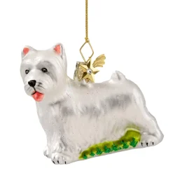 Poesie in Glas Weihnachtskugeln Aus Glas-West Highland Terrier (Westie)