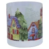 Kerzen & Teelichthalter-Windlicht "Häuserkulisse", 10 cm