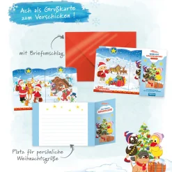 Trötsch Verlag Unser Sandmännchen Und Seine Freunde|Adventsdeko & Kalender-Windlicht-Adventskalender "Sandmann"