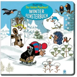 Trötsch Verlag Spielzeug|Der Kleine Maulwurf „Krtek”-Winterfensterbuch "Der kleine Maulwurf"