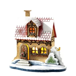 Käthes Original Käthes Original Figuren-Winterhaus, beleuchtet